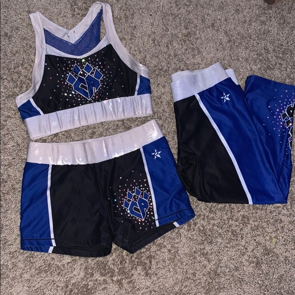 cheer athletics 3 piece practice wear set